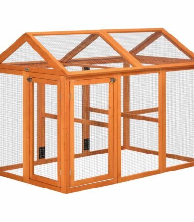 Pawhut Large Wooden Chicken Run